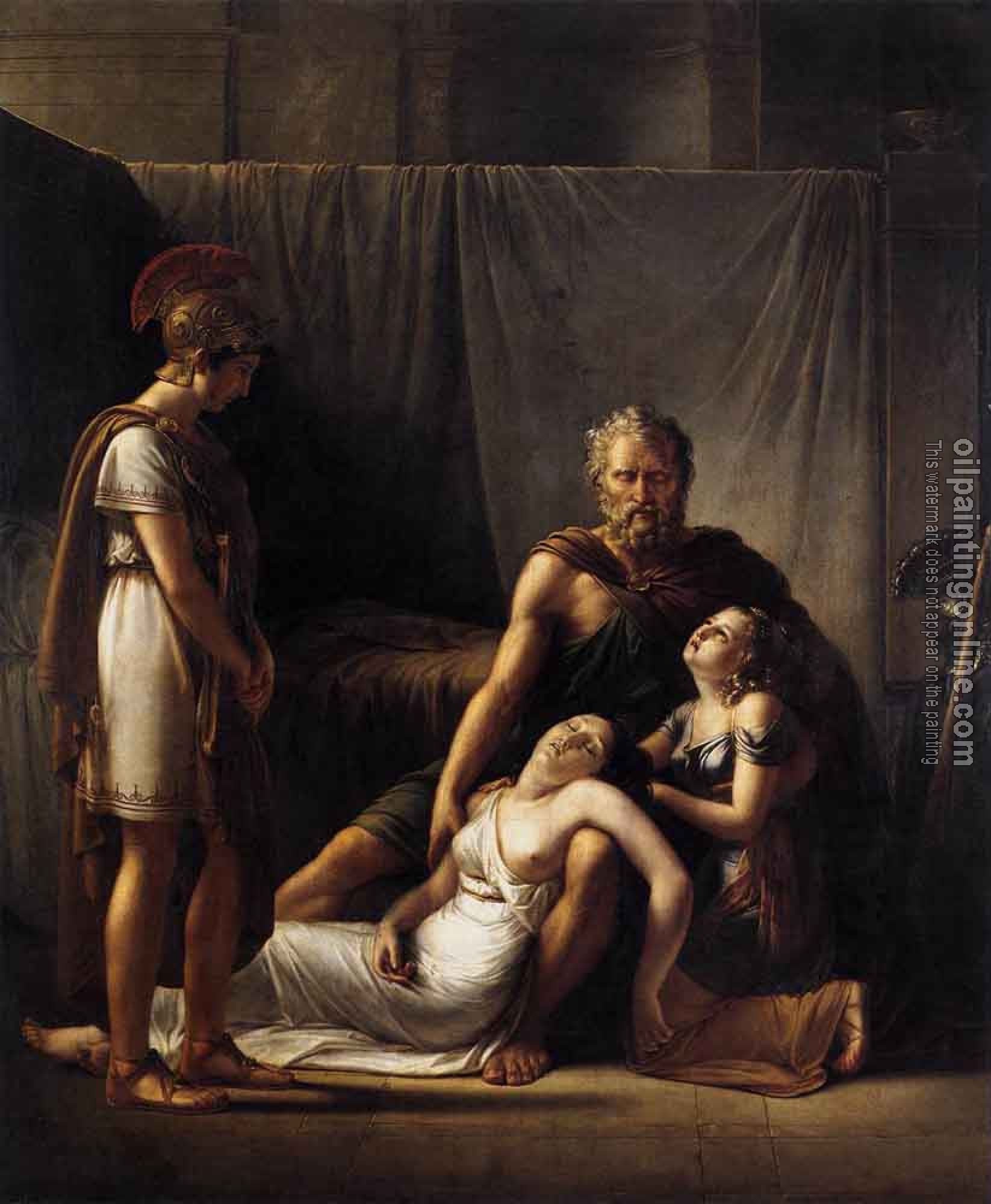 Francois-Joseph Kinsoen - The Death Of Belisarius Wife